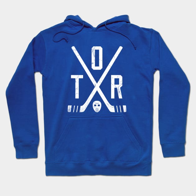 TOR Retro Sticks - Blue Hoodie by KFig21